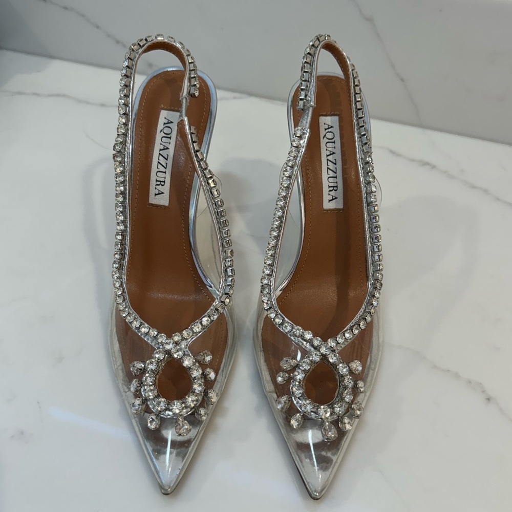 Aquazzura Seduction slingback pump 105